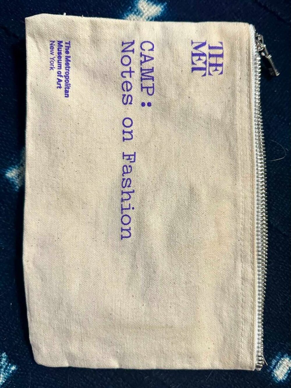 NYC Be Yourself Everyone Oscar Wilde Camp Met Museum Pouch ClutchLGBTQ Canvas - Picture 3 of 8